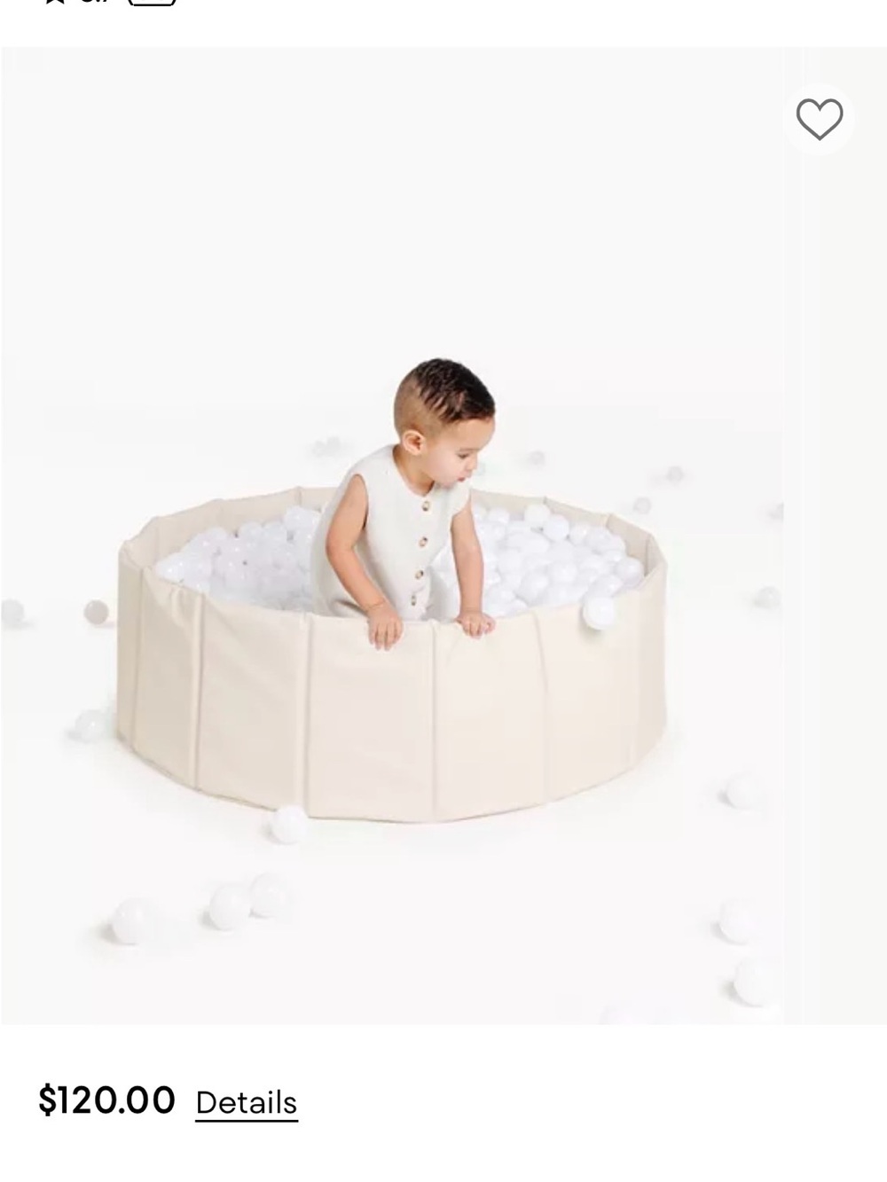 Gathre ball pit ivory